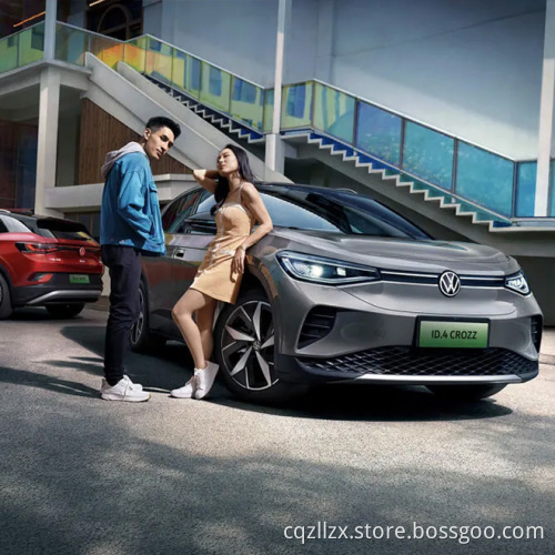 VW ID.4Crozz Pro χρησιμοποιείται ηλεκτρικά αυτοκίνητα SUV Pure Electric High Endurance 0.5 ώρες γρήγορη χρέωση Φτηνές οικογενειακές SUV Νέο ενεργειακό οχήματα